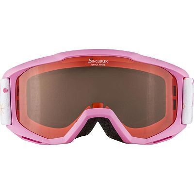 Превью Детские горнолыжная маска Маска горнолыжная ALPINA Piney Rose Matt/Orange (A7268458)